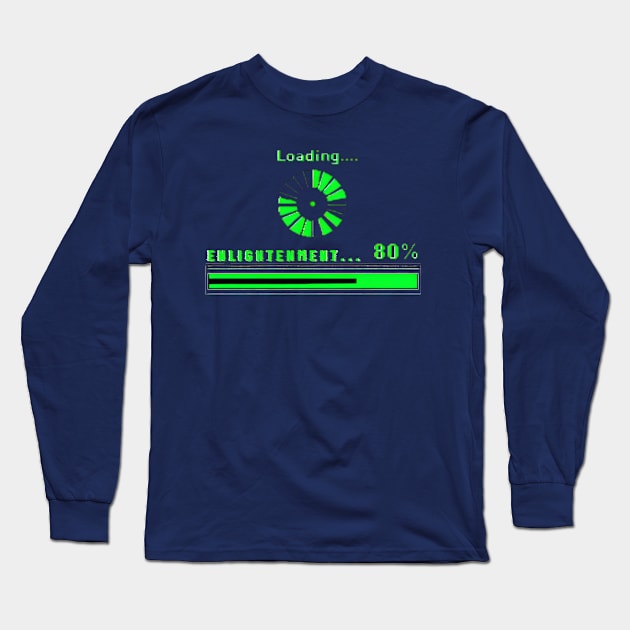 Loading Enlightenment Long Sleeve T-Shirt by Total 8 Yoga